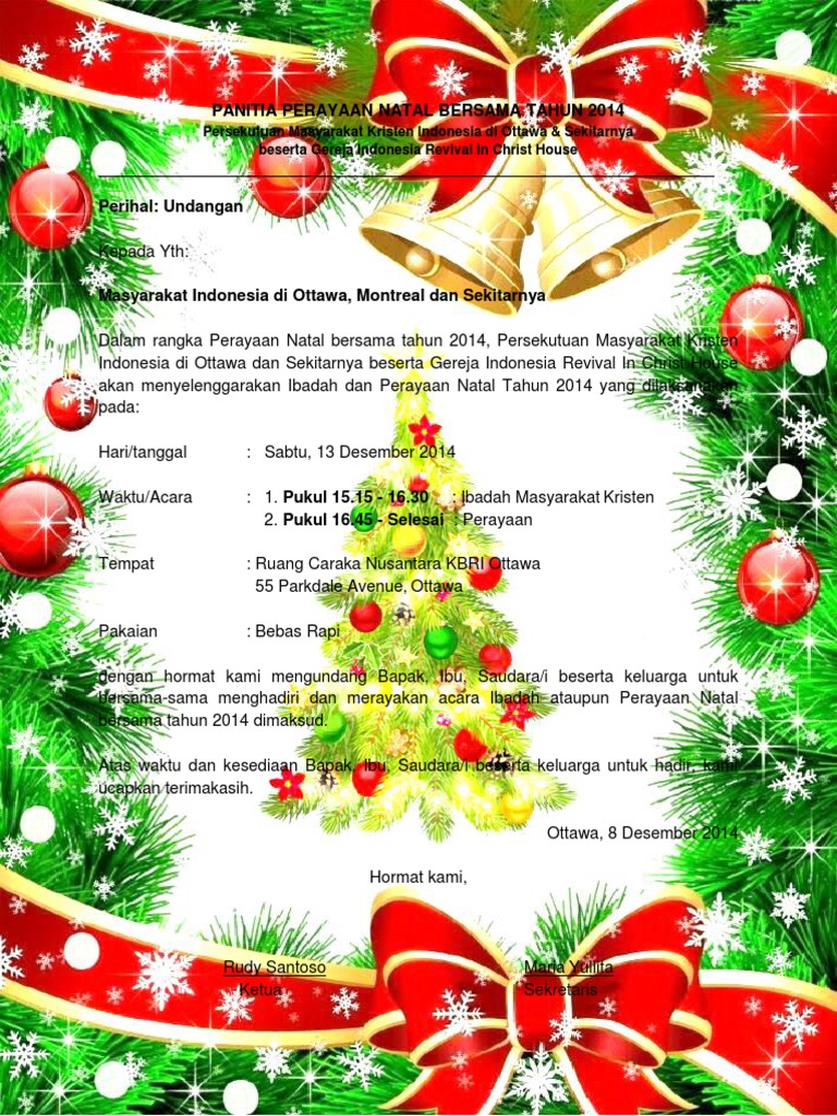 Detail Gambar Undangan Natal Nomer 15