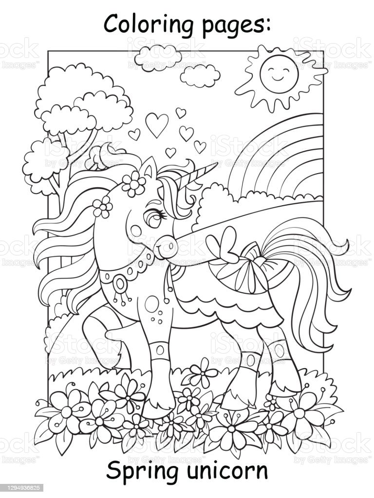 Detail Gambar Unicorn Untuk Diwarnai Nomer 40