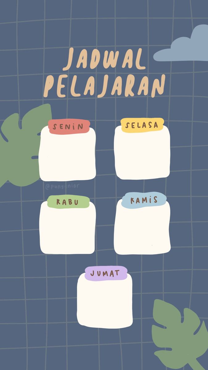 Detail Gambar Untuk Jadwal Pelajaran Nomer 6