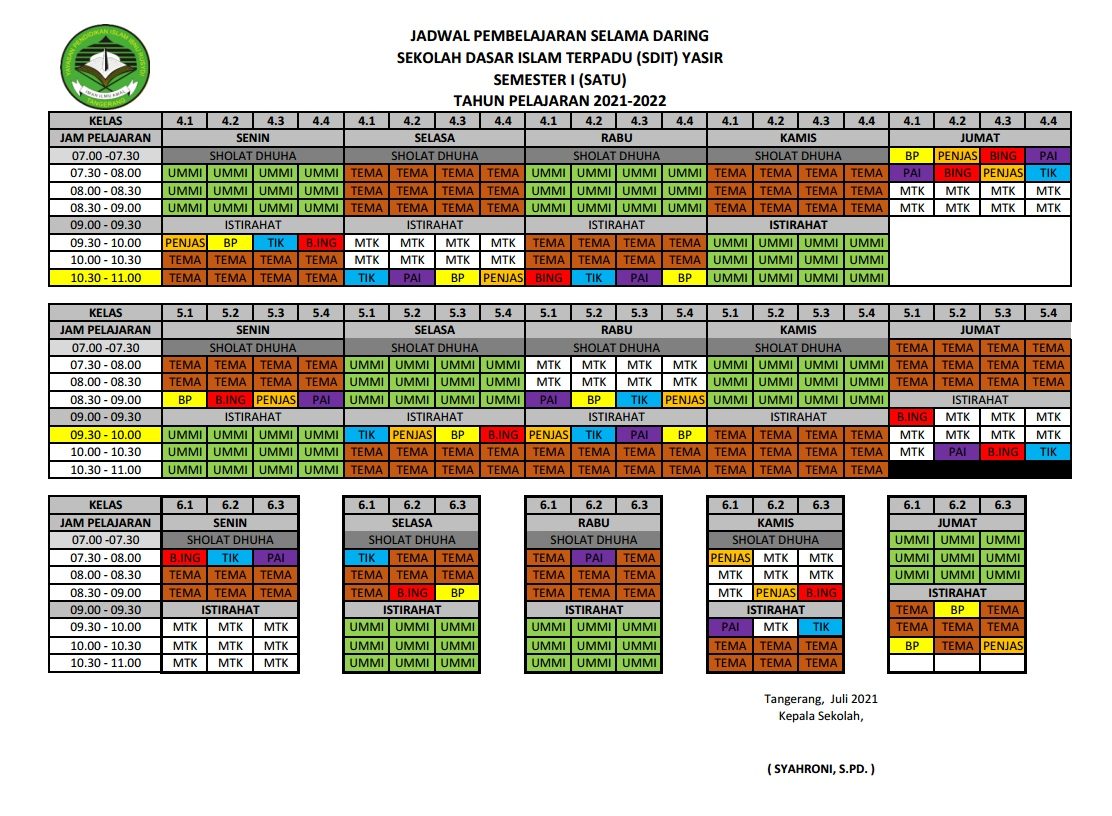 Detail Gambar Untuk Jadwal Pelajaran Nomer 50