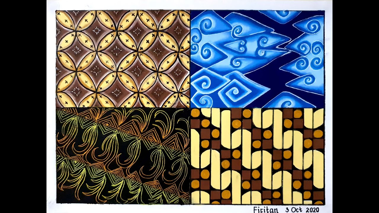 Detail Gambar Untuk Mewarnai Batik Nomer 47