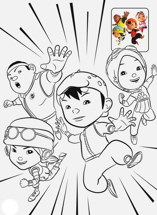 Gambar Untuk Mewarnai Boboiboy - KibrisPDR