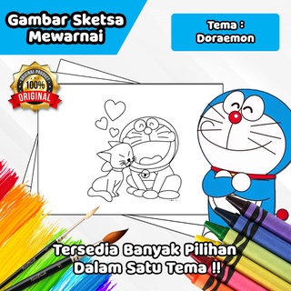 Detail Gambar Untuk Mewarnai Doraemon Nomer 45