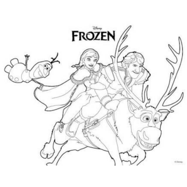 Download Gambar Untuk Mewarnai Frozen Nomer 49