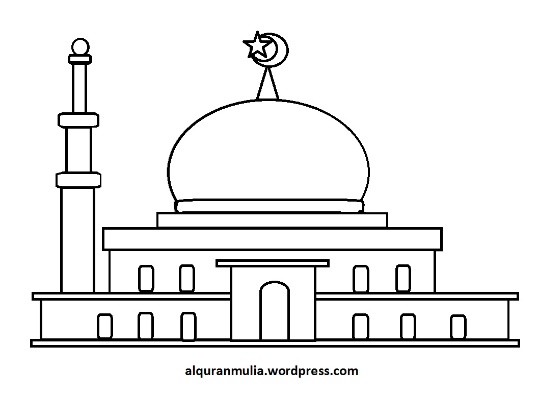 Detail Gambar Untuk Mewarnai Masjid Nomer 27