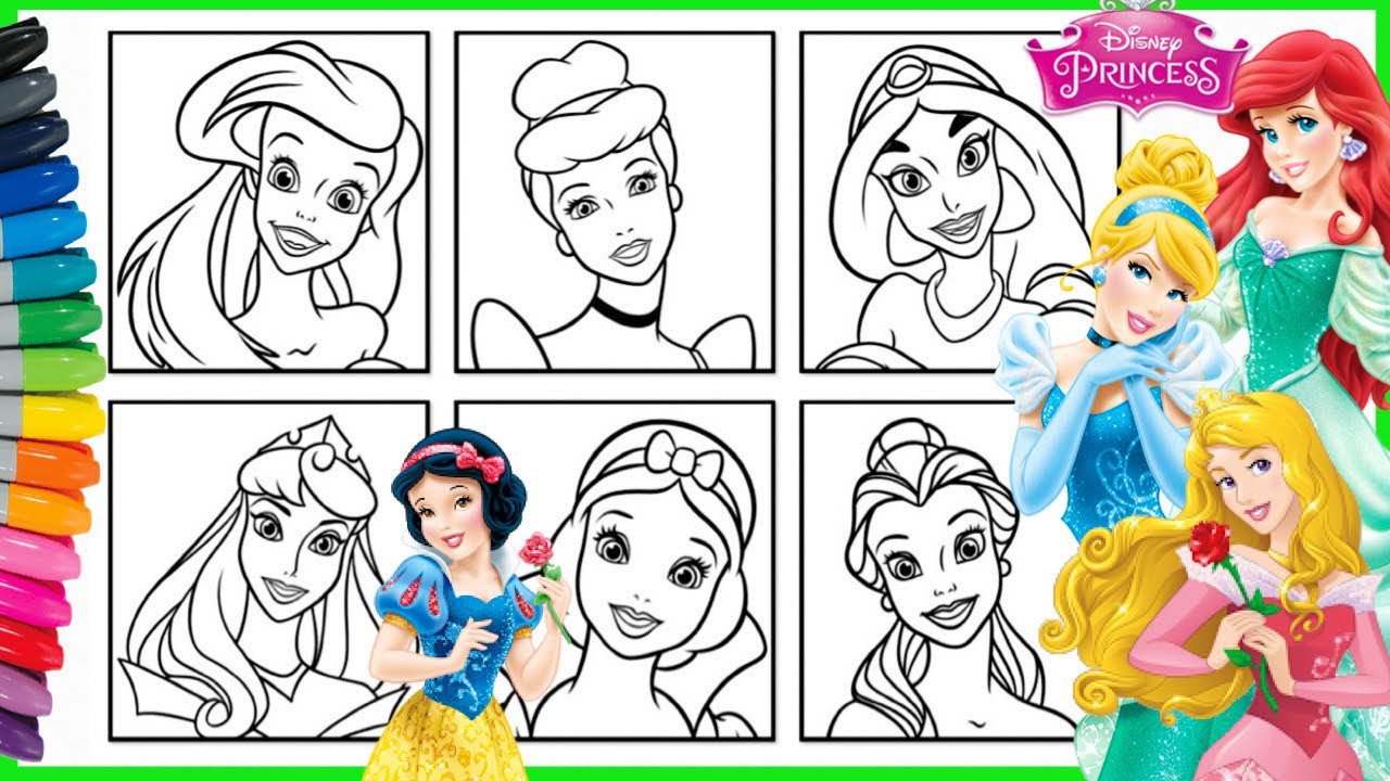 Detail Gambar Untuk Mewarnai Princess Nomer 22