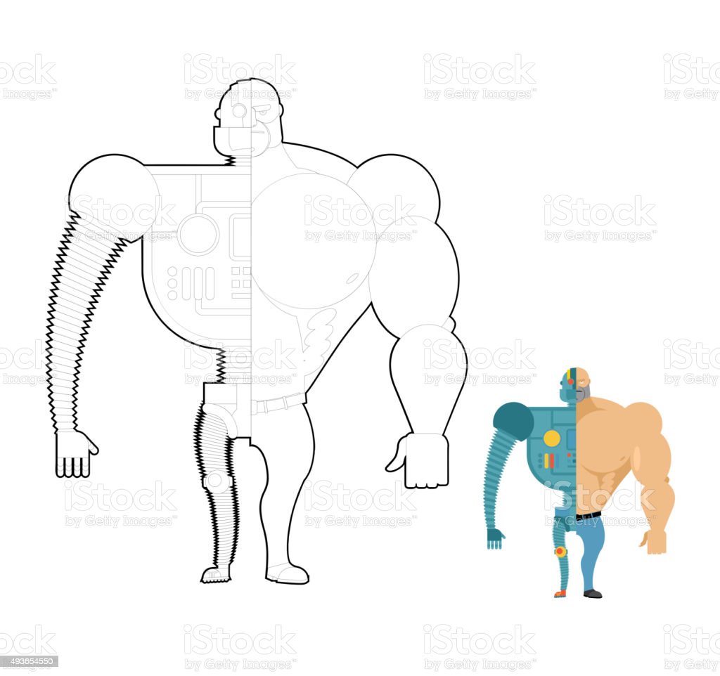 Detail Gambar Untuk Mewarnai Robot Nomer 24