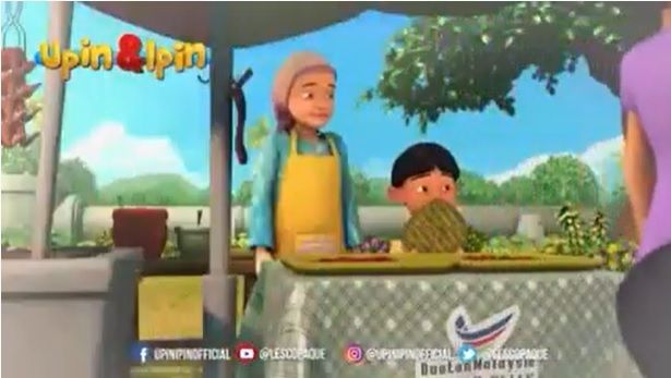 Detail Gambar Upin Ipin Makan Ayam Goreng Nomer 32