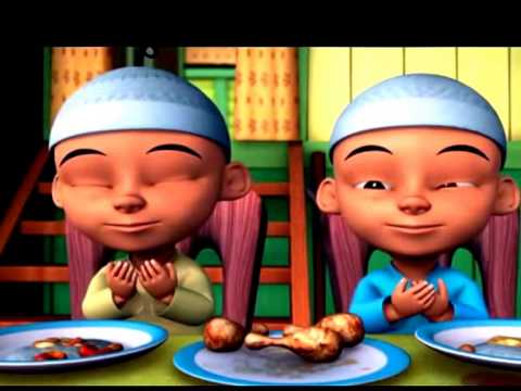 Detail Gambar Upin Ipin Makan Ayam Goreng Nomer 34