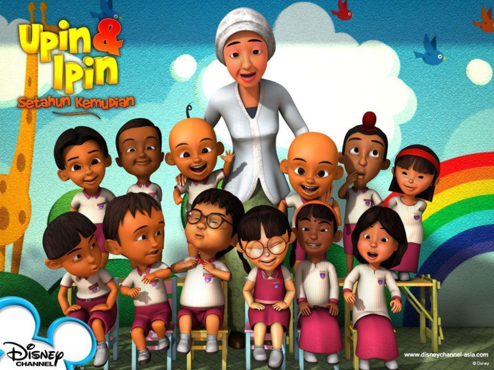 Detail Gambar Upin Ipin Sekolah Nomer 2