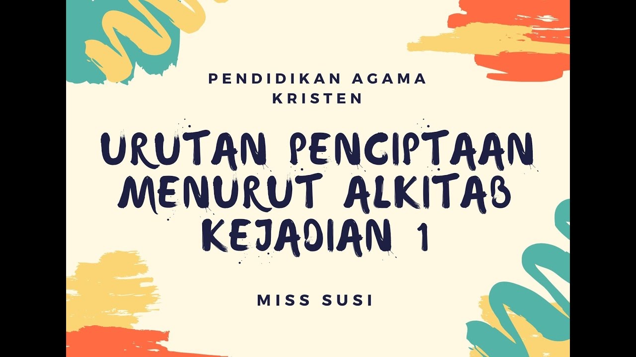 Download Gambar Urutan Penciptaan Menurut Alkitab Nomer 1