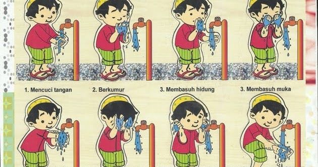 Detail Gambar Urutan Wudhu Anak Anak Nomer 25