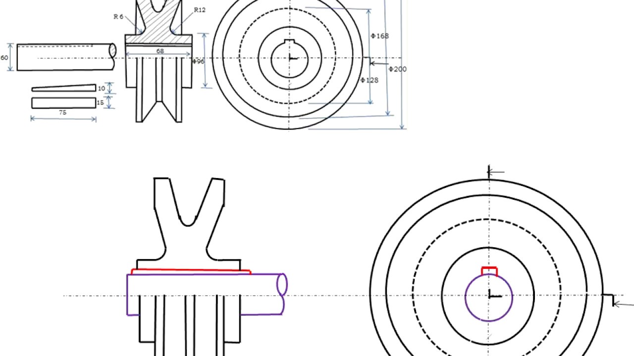 Detail Gambar V Belt Gambarpulley Nomer 57