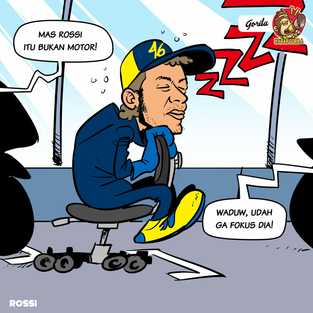 Detail Gambar Valentino Rossi Kartun Nomer 35