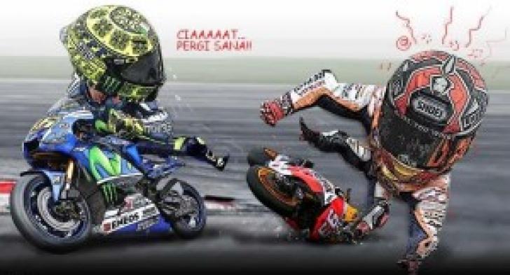 Detail Gambar Valentino Rossi Kartun Nomer 52