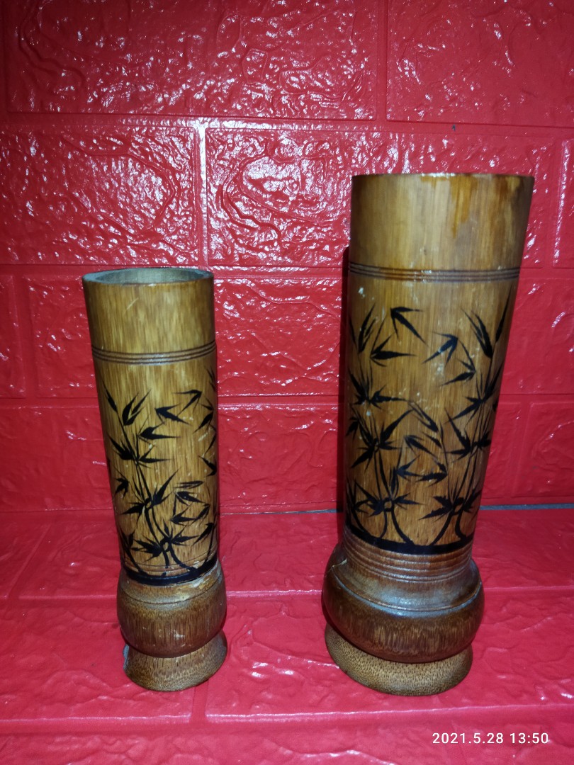 Detail Gambar Vas Bunga Dari Bambu Nomer 40