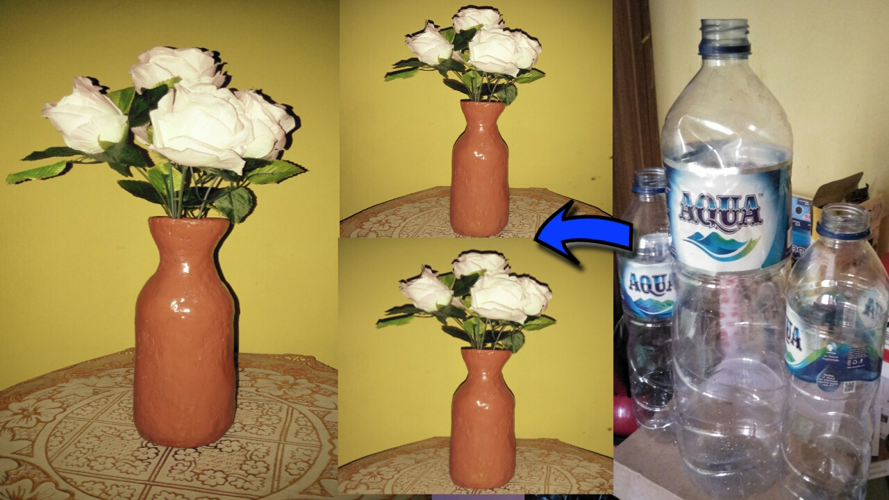 Detail Gambar Vas Bunga Dari Barang Bekas Botol Nomer 30