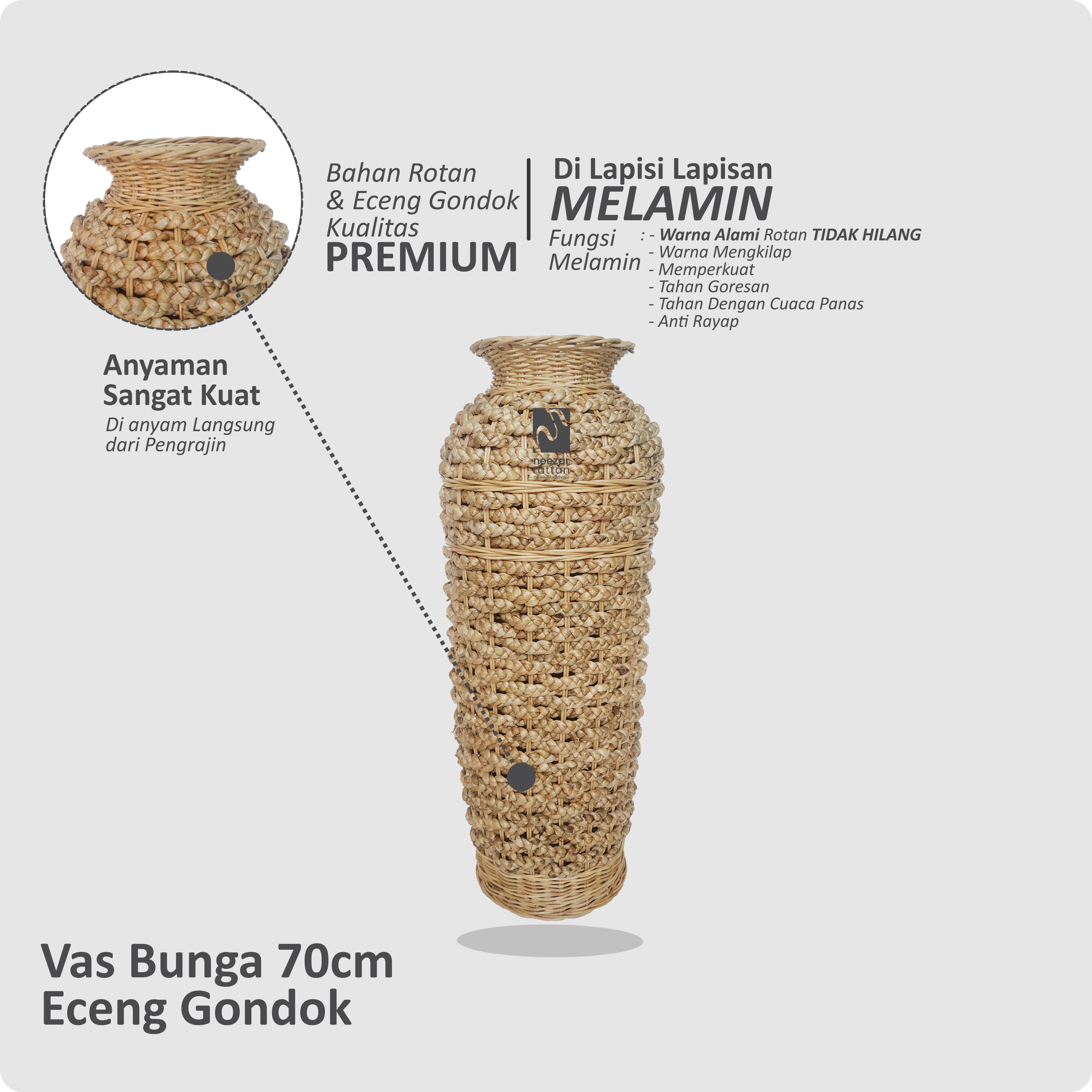 Detail Gambar Vas Bunga Dari Eceng Gondok Nomer 37