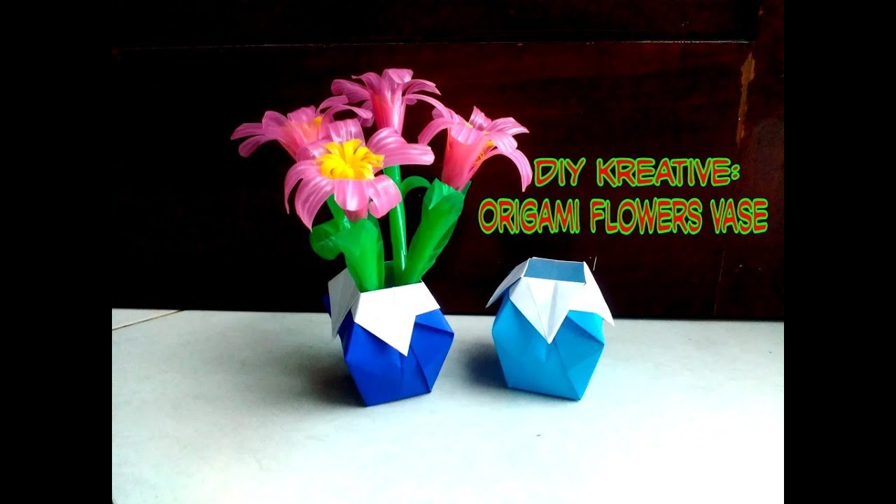 Detail Gambar Vas Bunga Dari Origami Nomer 3