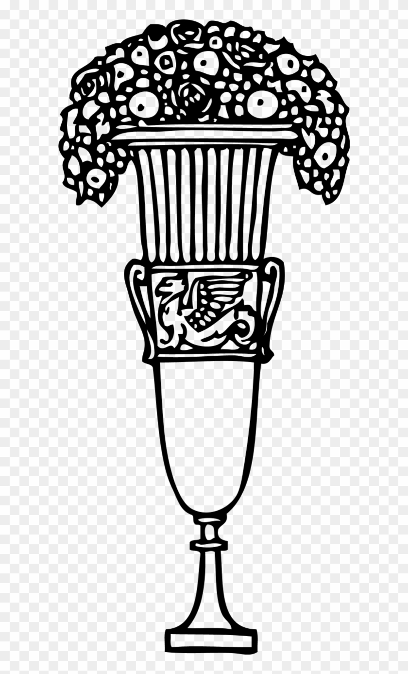 Detail Gambar Vas Bunga Kartun Hitam Putih Nomer 28