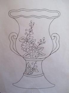 Detail Gambar Vas Bunga Sketsa Nomer 45