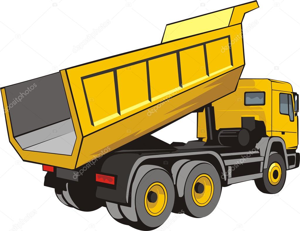 Detail Gambar Vector Dump Truck Nomer 23