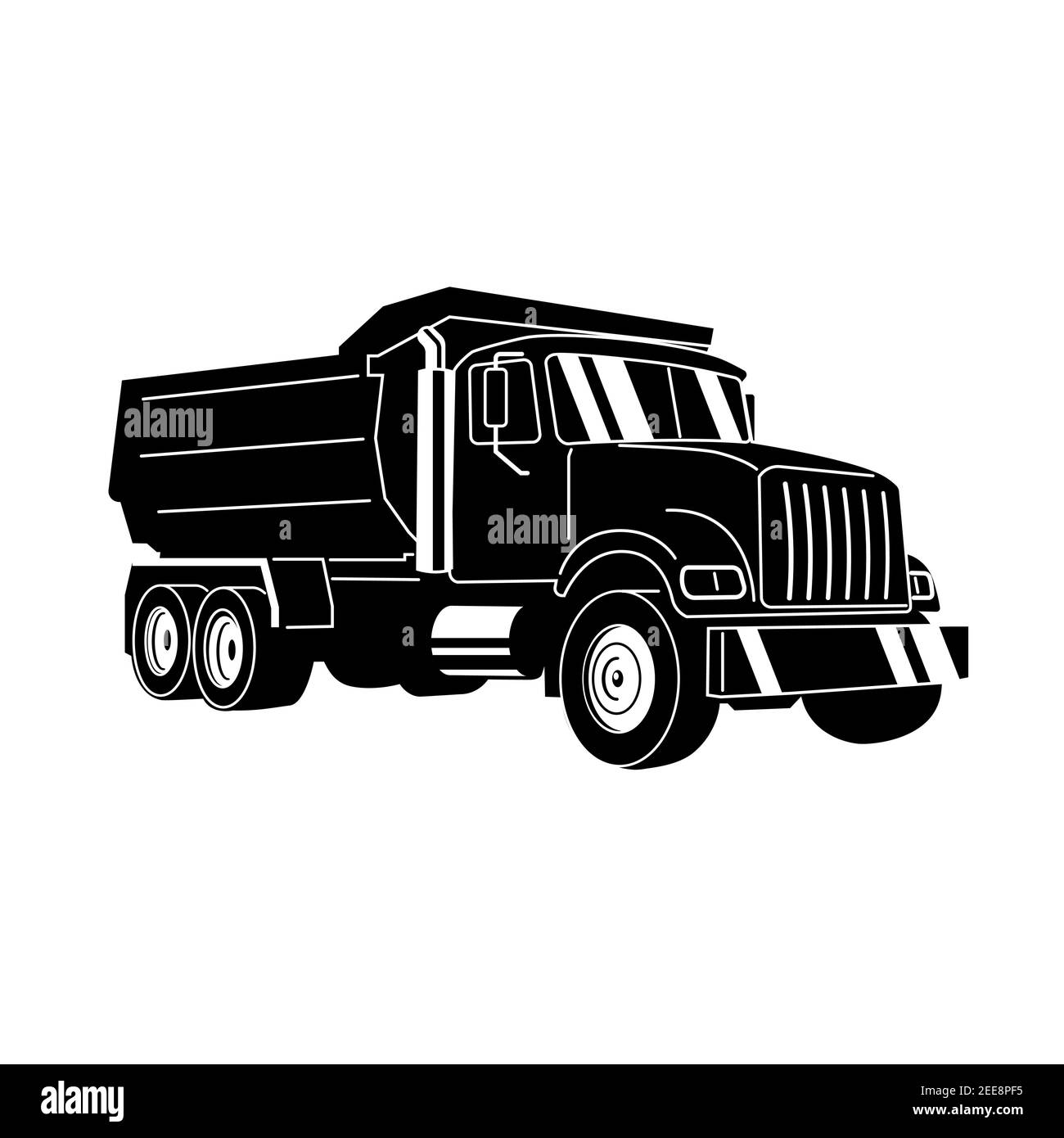 Detail Gambar Vector Dump Truck Nomer 24