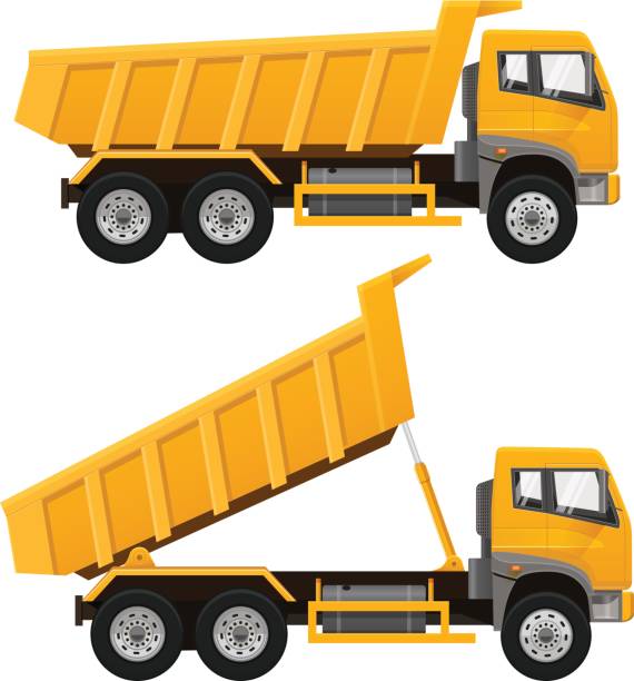 Detail Gambar Vector Dump Truck Nomer 32