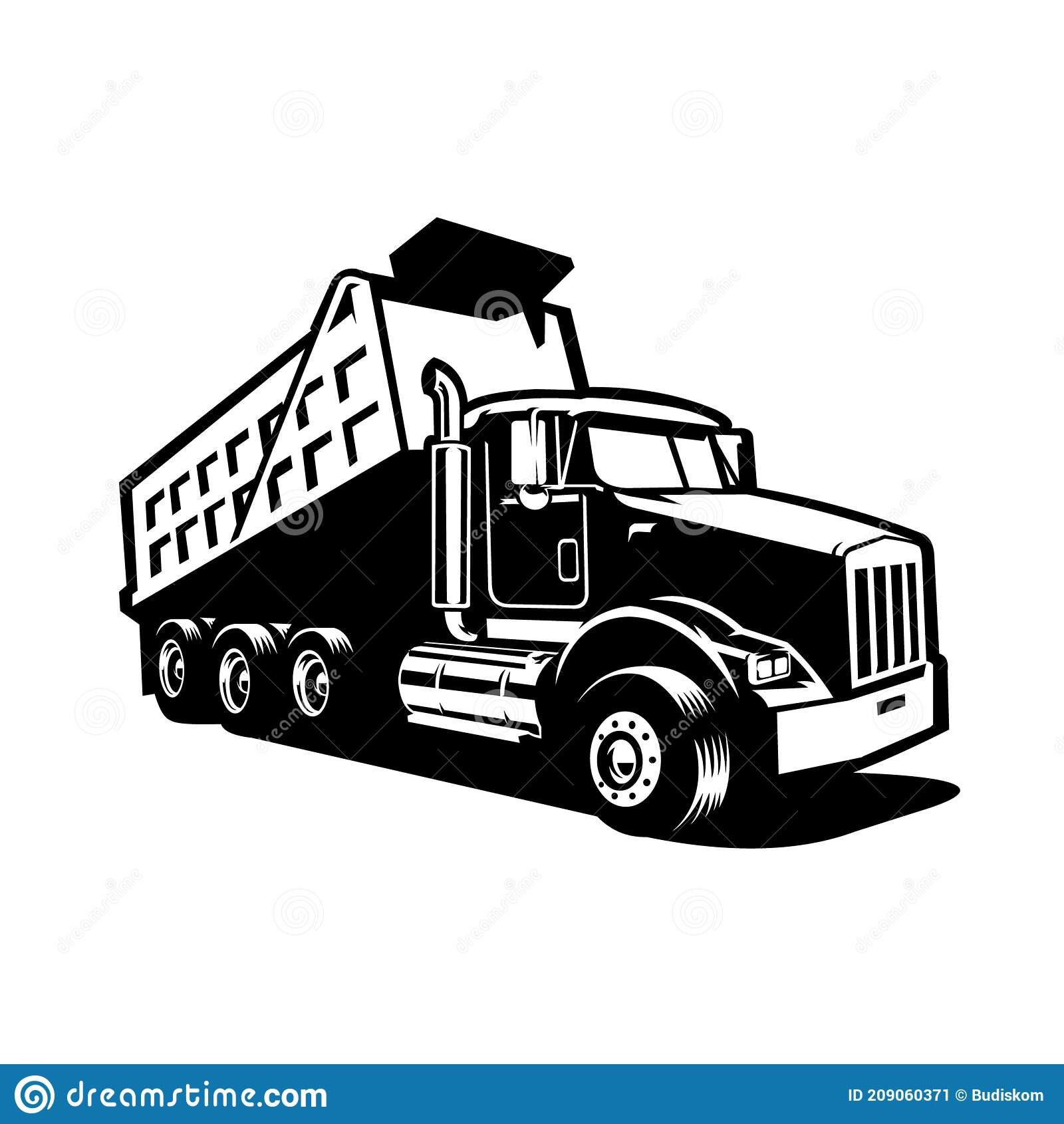 Detail Gambar Vector Dump Truck Nomer 42