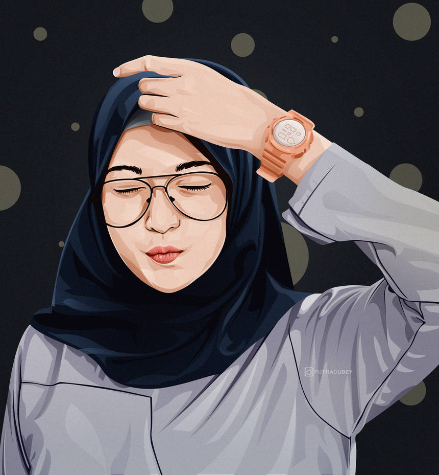 Detail Gambar Vector Kerudung Nomer 30