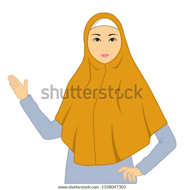 Detail Gambar Vector Kerudung Nomer 55