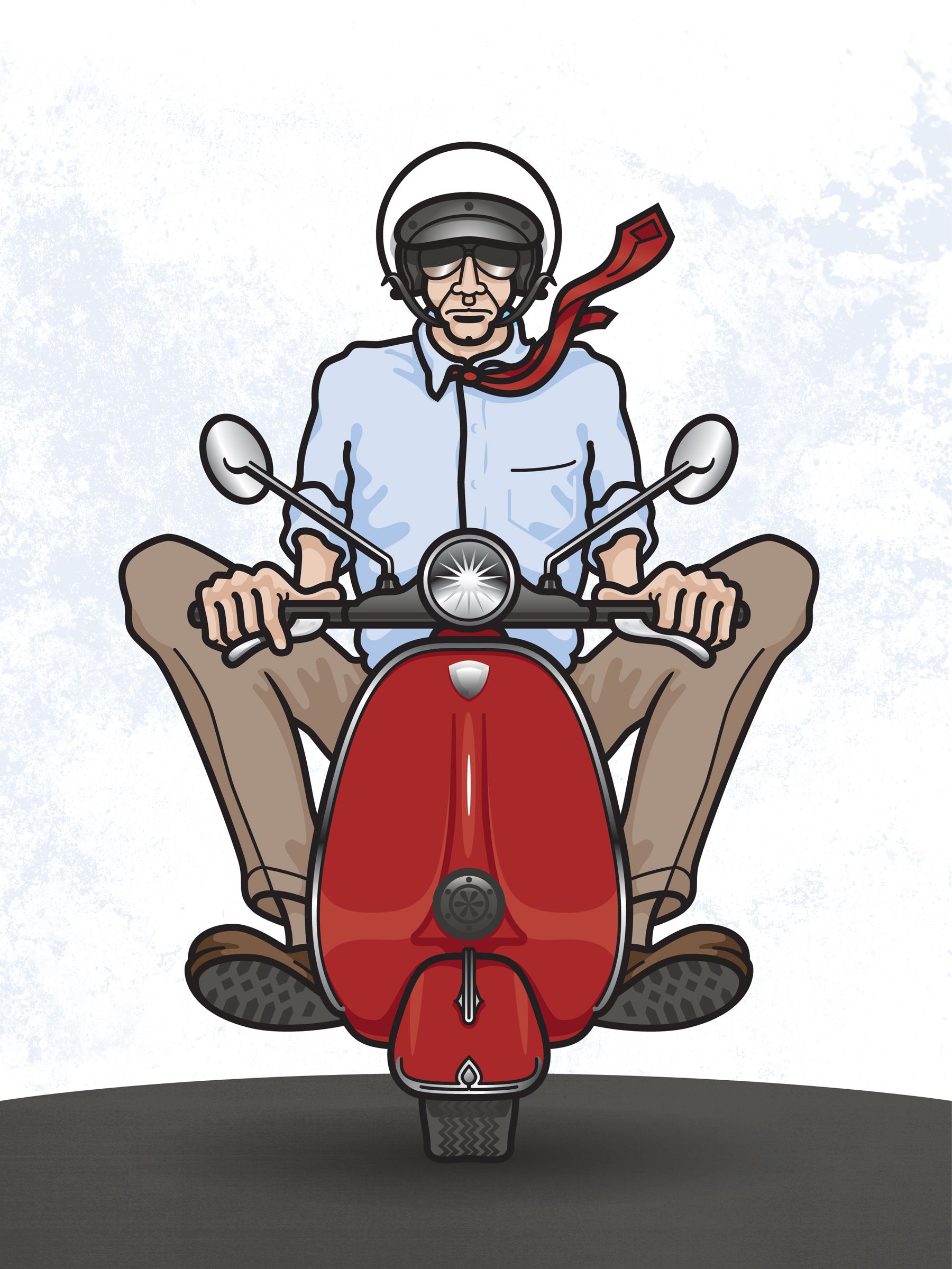 Detail Gambar Vespa Cartoon Nomer 3