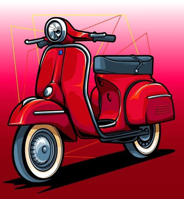 Detail Gambar Vespa Karikatur Nomer 3