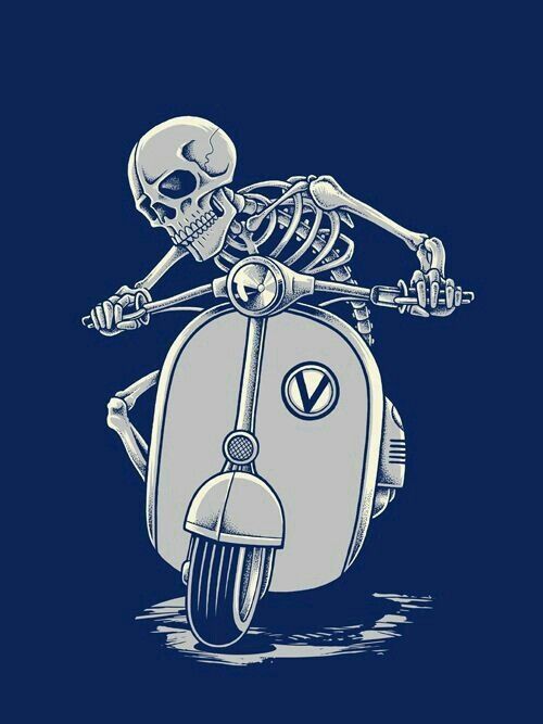 Gambar Vespa Tengkorak - KibrisPDR