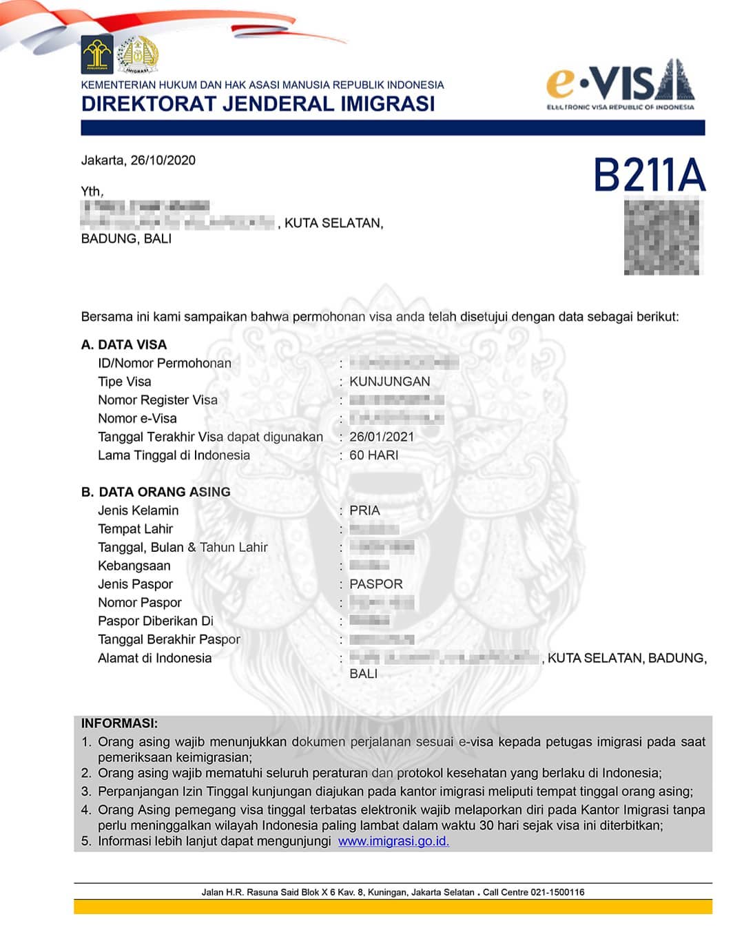 Detail Gambar Visa Indonesia Nomer 18