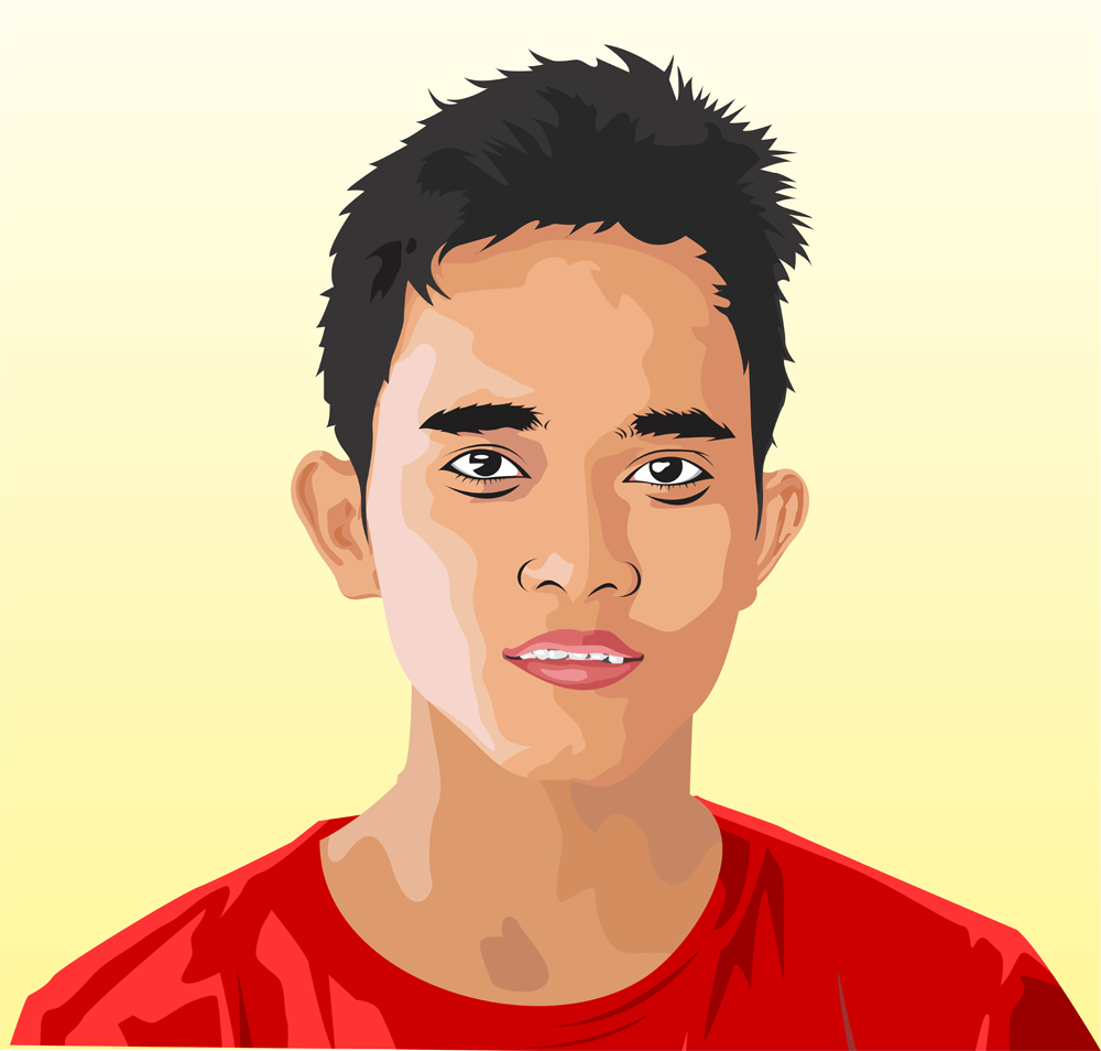 Detail Gambar Wajah Dengan Corel Nomer 21