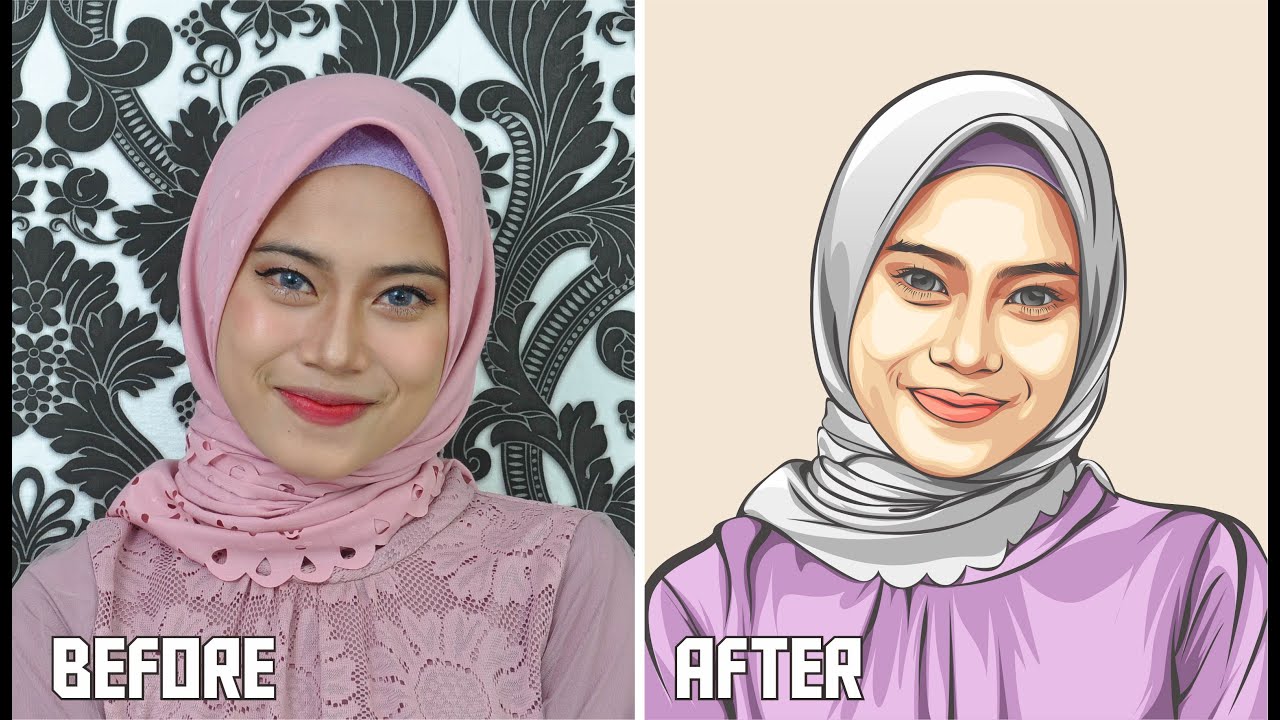 Detail Gambar Wajah Dengan Corel Nomer 39