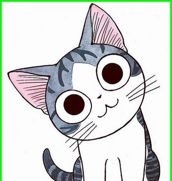 Detail Gambar Wajah Kucing Kartun Nomer 39