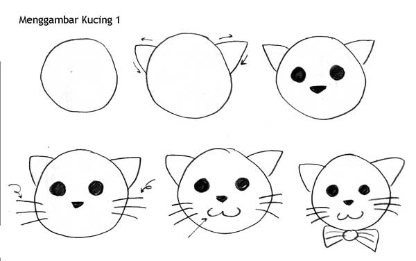 Detail Gambar Wajah Kucing Kartun Nomer 50
