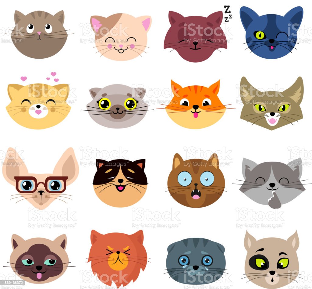 Detail Gambar Wajah Kucing Kartun Nomer 9