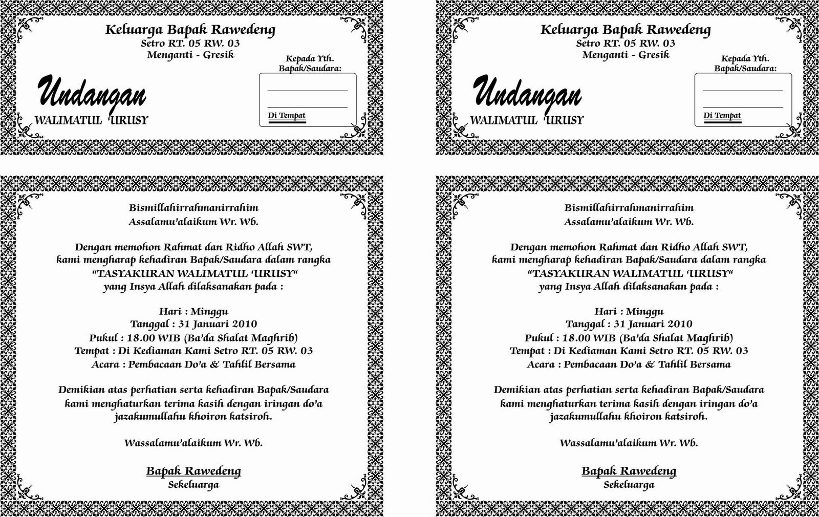 Detail Gambar Walimatul Khitan Nomer 37