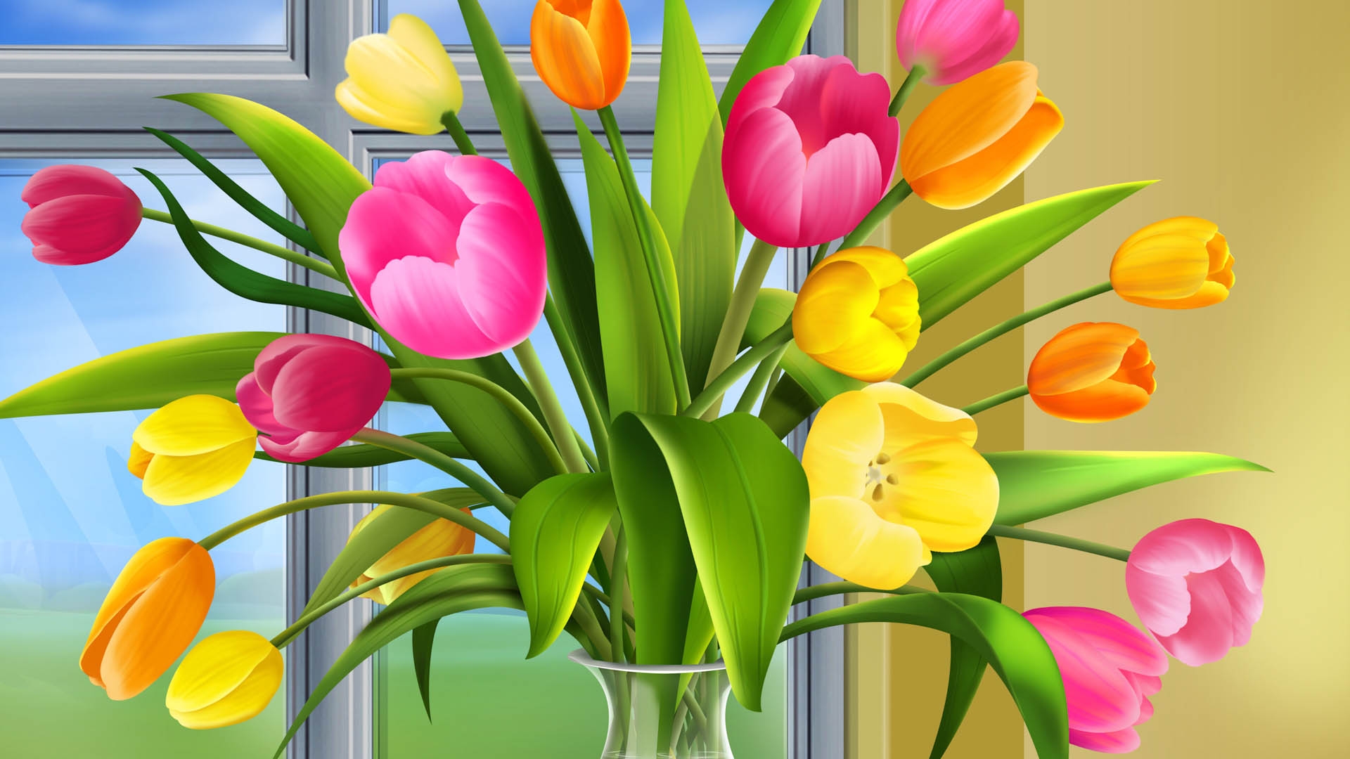 Detail Gambar Wallpaper Bunga Tulip Nomer 31