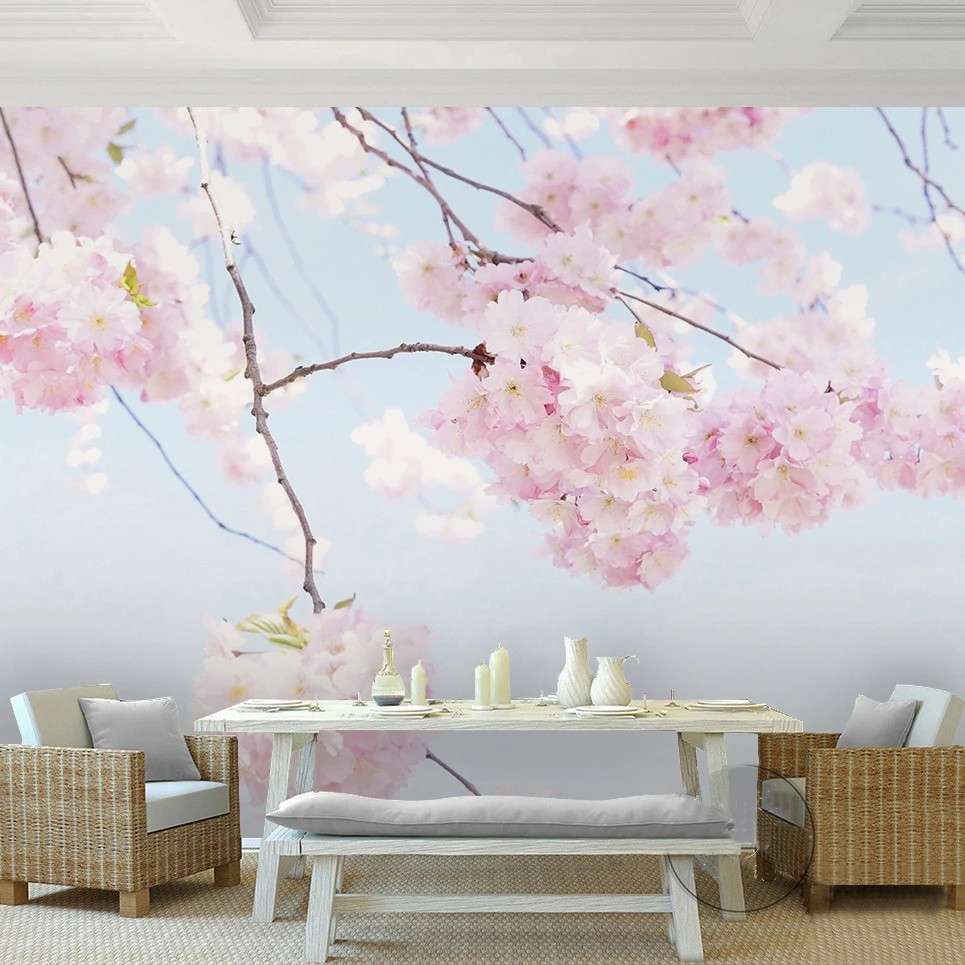 Detail Gambar Wallpaper Dinding Bunga Sakura Nomer 29