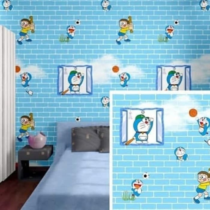 Detail Gambar Wallpaper Dinding Kamar Doraemon Nomer 58