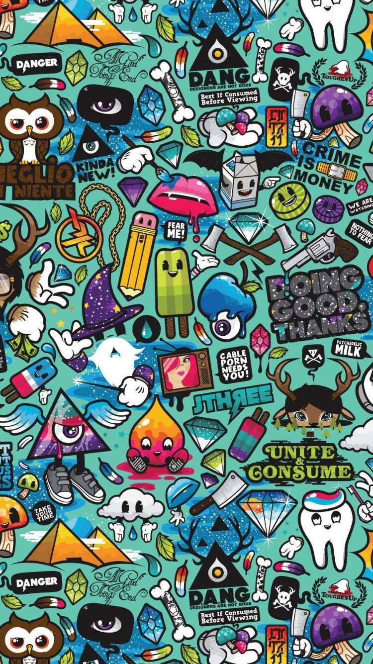 Detail Gambar Wallpaper Doodle Nomer 14