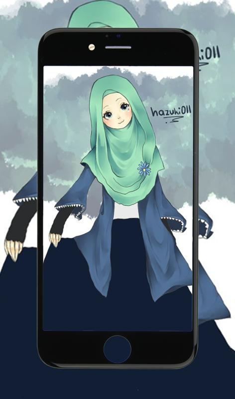 Detail Gambar Wallpaper Kartun Muslimah Nomer 34