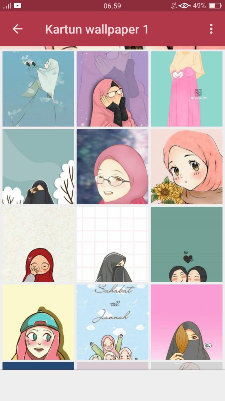 Detail Gambar Wallpaper Kartun Muslimah Nomer 47