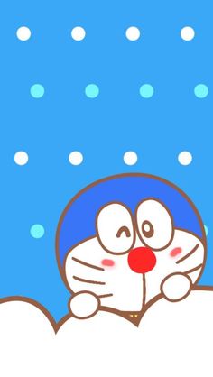 Detail Gambar Wallpaper Latar Belakang Doraemon Polkadot Nomer 45