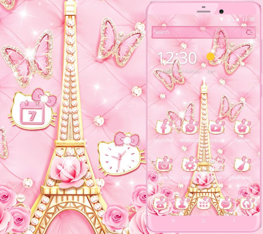 Detail Gambar Wallpaper Paris Warna Pink Nomer 14