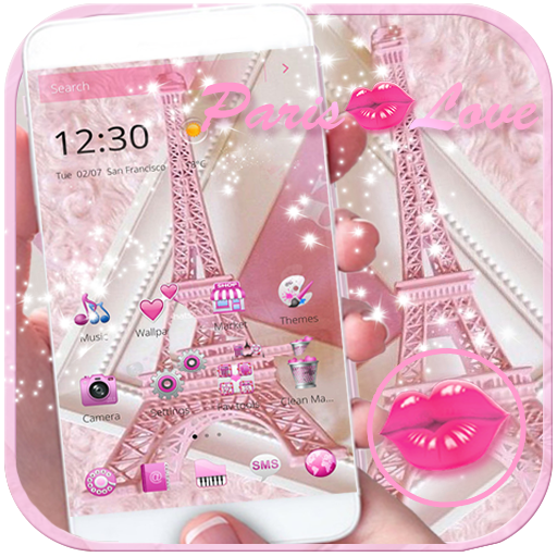 Detail Gambar Wallpaper Paris Warna Pink Nomer 28
